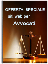 Offerta Speciale realizzazione siti web dinamici per Avvocati e Studi Legali.